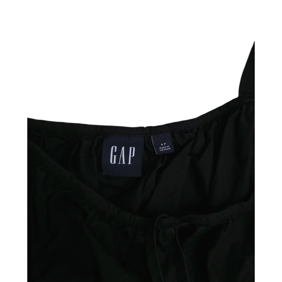 GAP Black Maxi Lace-up Sleeveless Dress - Picture 4 of 5